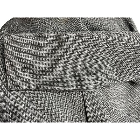 Lauren Ralph Lauren 48L Gray Herringbone Wool Blazer With Notched Lapel DH8 - Picture 8 of 11
